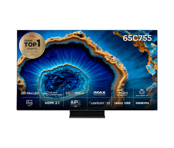 [TCL] 4K QD-Mini LED 구글 UHD TV 65인치 벽걸이형