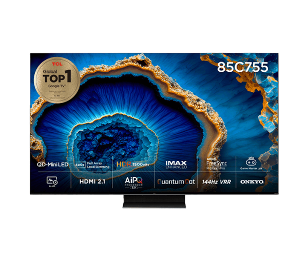 [TCL] 4K QD-Mini LED 구글 UHD TV 85인치 벽걸이형
