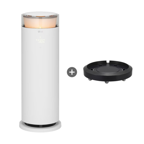 LG 퓨리케어 오브제컬렉션 하이드로에센셜 가습기 (에센스 화이트) + 무빙휠 정수필터 3개월 주기교체