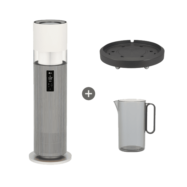 LG 퓨리케어 오브제컬렉션 하이드로타워 3세대+무빙휠+급수비커 세트 (정수필터 교체 6개월주기)