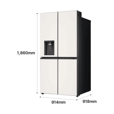 LG 디오스 AI 오브제컬렉션 STEM 얼음정수 냉장고 (매직스페이스) 820L 2등급