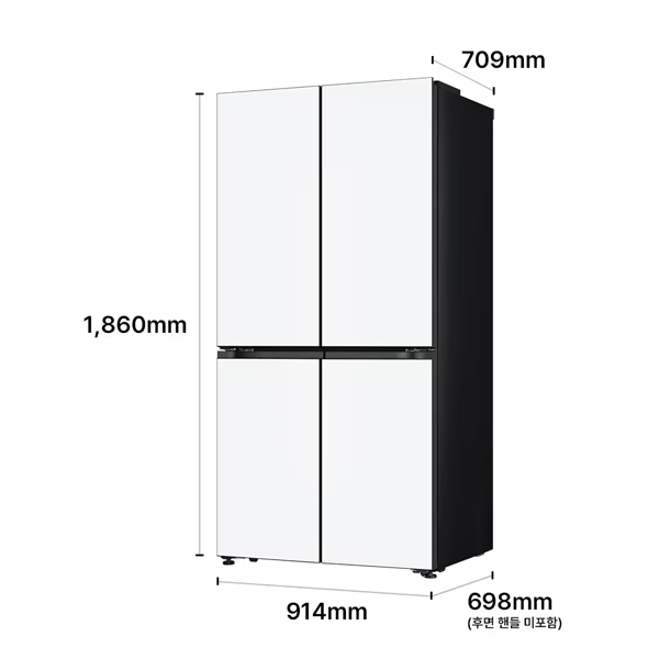 LG 디오스 AI 오브제컬렉션 냉장고 Fit & Max 650L 1등급