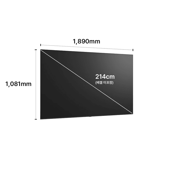 LG QNED evo AI 214cm TV (86인치)